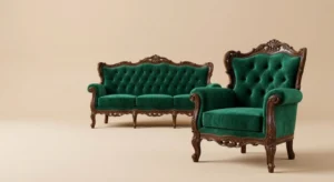 مبل استیل فیروزه